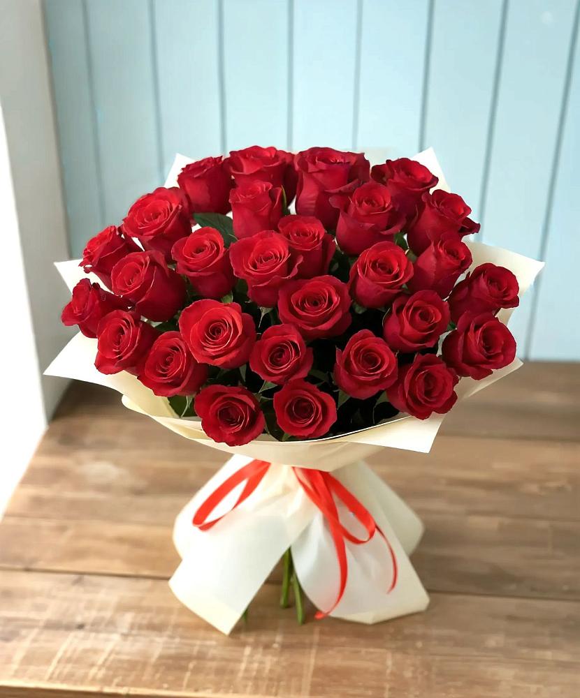 Букет 29 Красных роз в Попутная