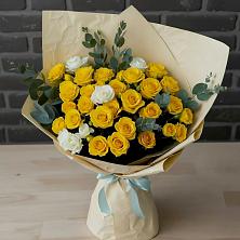 Букет цветов из:  Розы в Попутная