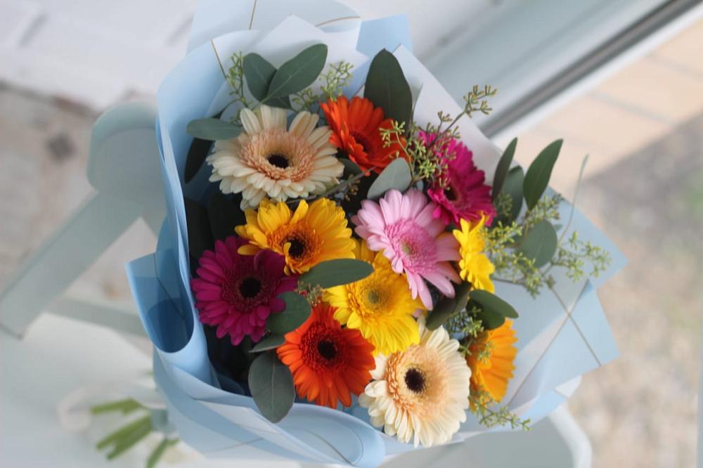 Букет цветов из: Герберы в Попутная