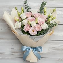 Букет цветов из:  Лизиантусы #REPLACE_PRED# Попутная