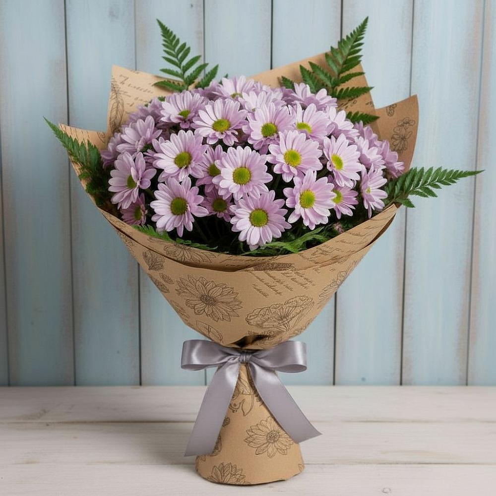 Букет цветов из: Хризантемы в Попутная