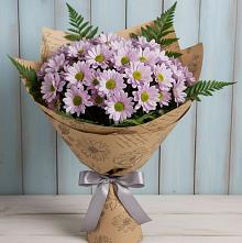 Букет цветов из:  Хризантемы в Попутная