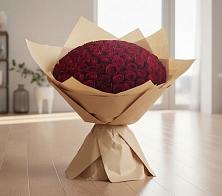 Букет 101 Красная роза #REPLACE_PRED# Попутная