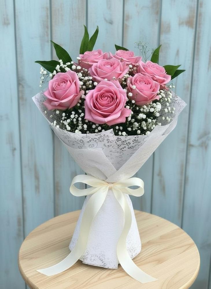 Букет цветов из: Розы в Попутная