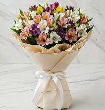 Букет цветов из:  Альстромерии #REPLACE_PRED# Попутная