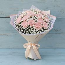 Букет цветов из:  Гвоздики в Попутная