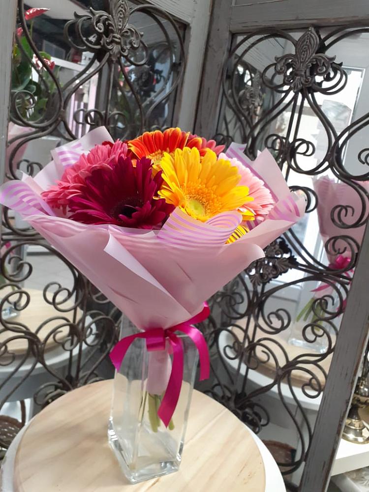 Букет цветов из: Герберы в Попутная