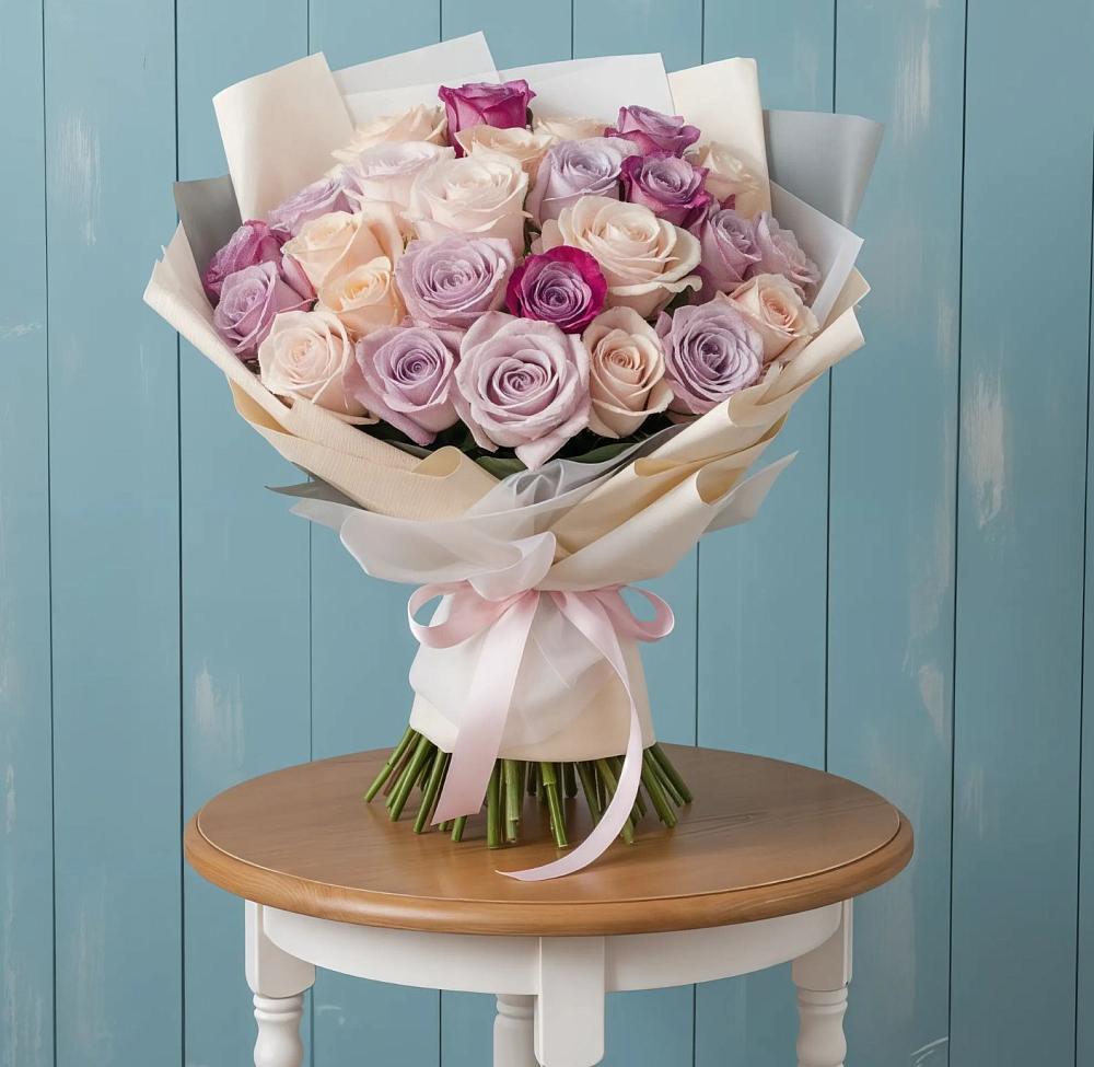 Букет цветов из: Розы в Попутная