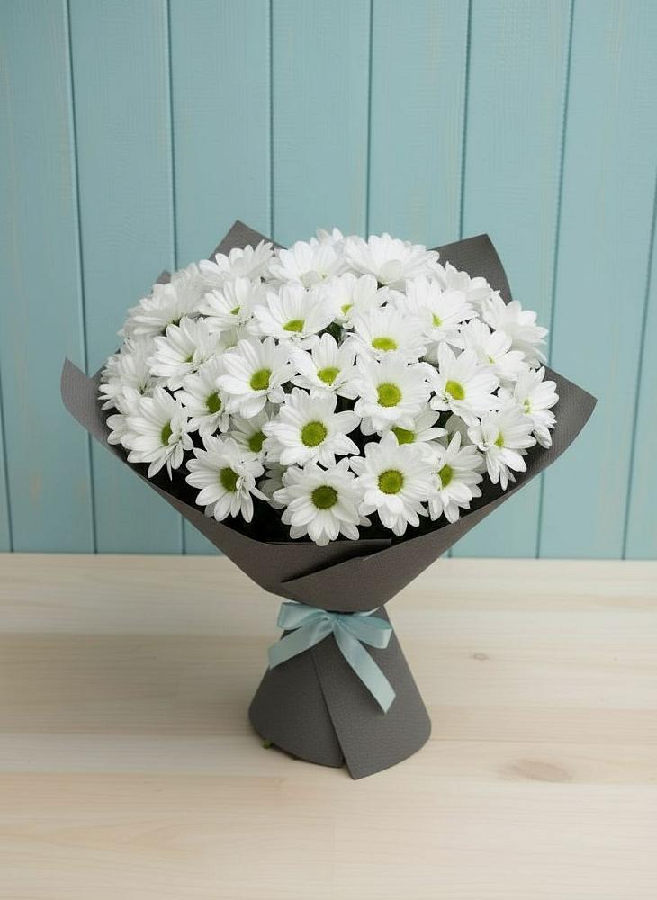 Букет цветов из: Хризантемы в Попутная