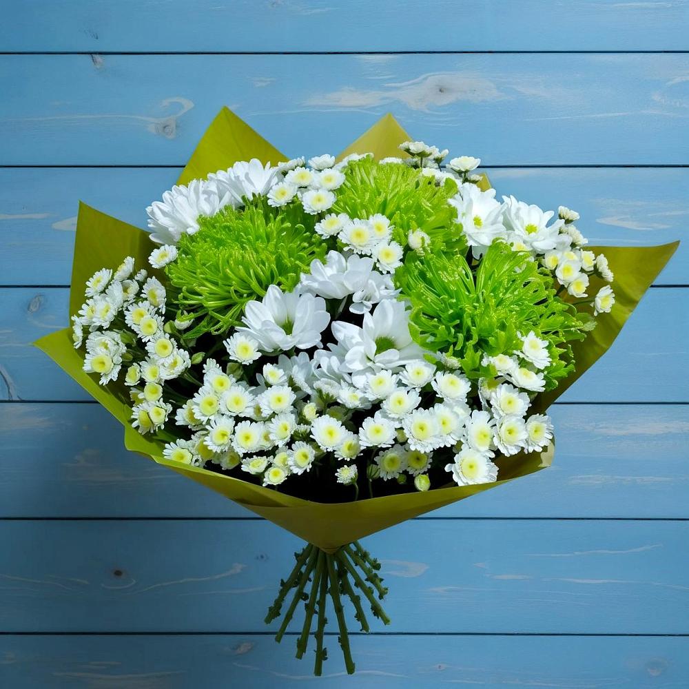 Букет цветов из: Хризантемы в Попутная