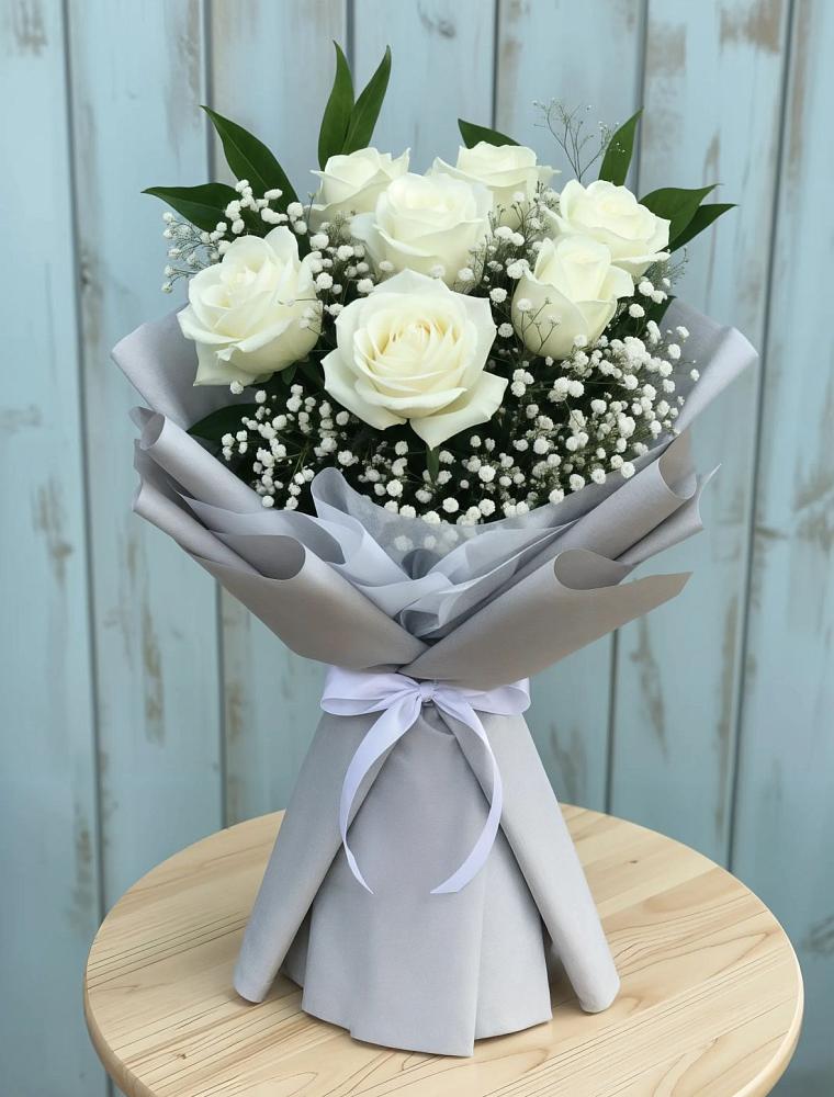 Букет цветов из: Розы в Попутная