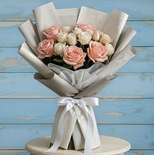 Букет цветов из:  Розы #REPLACE_PRED# Попутная