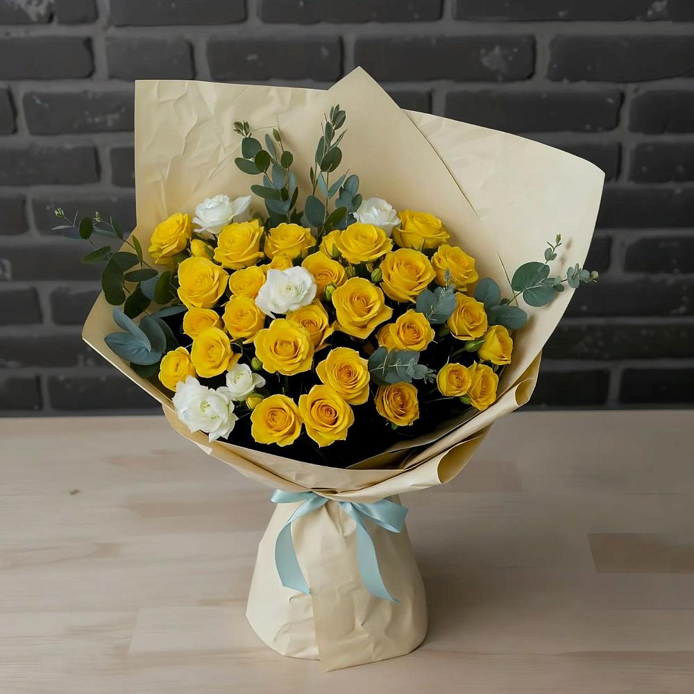 Букет цветов из: Розы в Попутная