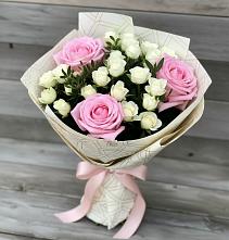 Букет цветов из:  Розы в Попутная