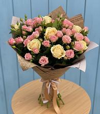 Букет цветов из:  Розы в Попутная