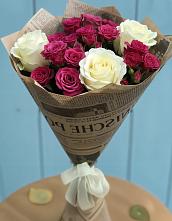 Букет цветов из:  Розы в Попутная