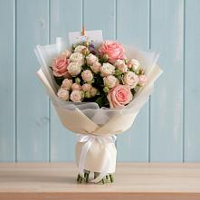Букет цветов из:  Розы в Попутная