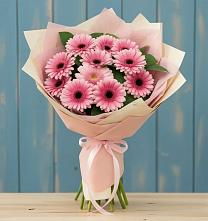 Букет цветов из:  Герберы в Попутная
