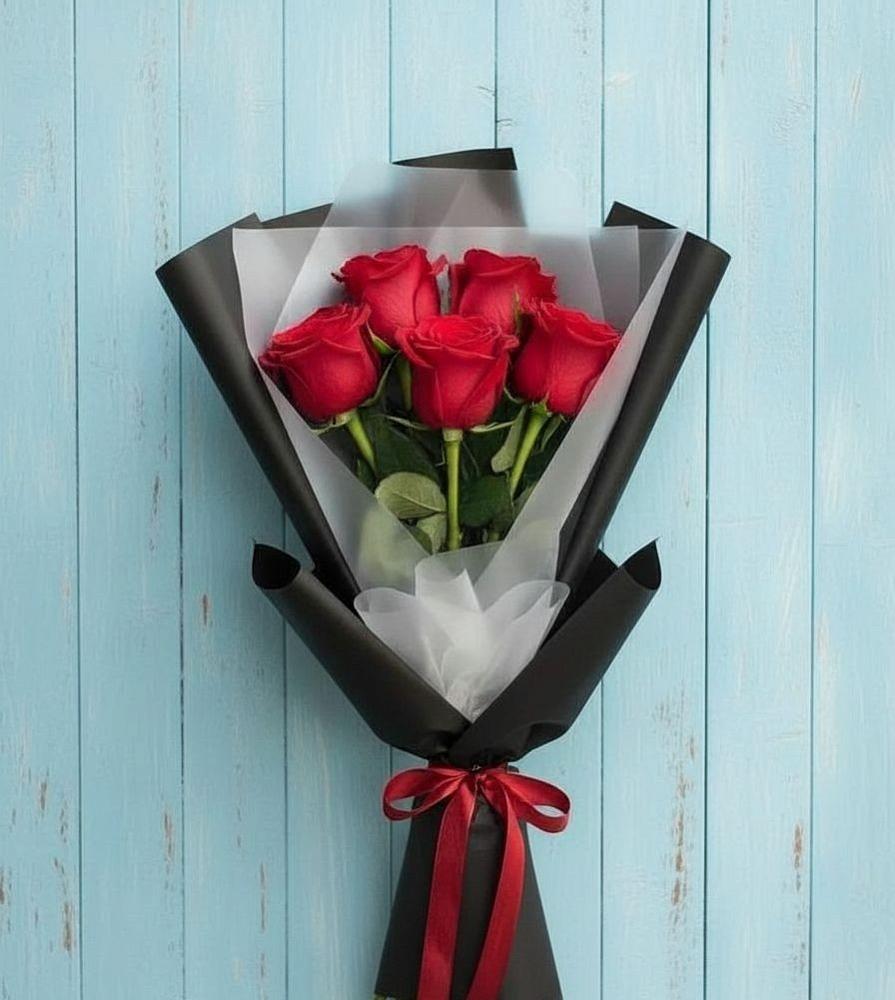 Букет цветов из: Розы в Попутная