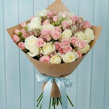Букет цветов из:  Розы в Попутная